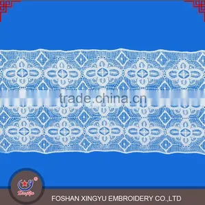 Best Selling Products Cotton Fabric Embroidery Neck Trim White Eyelash Lace With Low Price thumbnail-2