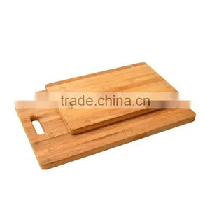 Food Grade Professional Bamboo Cutting Board, Wooden Bread Chopping Board Set For the Kitchen thumbnail-1