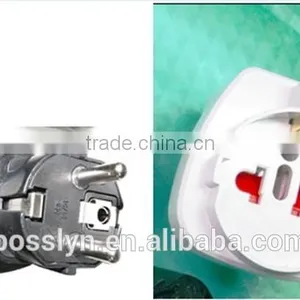 USA to Schuko Eu Germany AC Power Plug Adaptors With CE Certification thumbnail-3