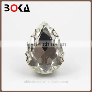 // Top Quality Water Drop Shape Crystal // for Clothing Rhinestones for Art Dresses // thumbnail-1