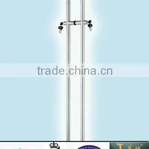 Glass Door Double Key Handle With Lock thumbnail-1