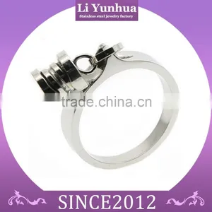 Cheap Wholesale Stainless Steel With Pendant Clasp Rings thumbnail-1