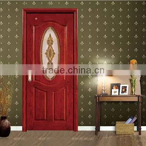 Classic Design Decorative Camping Wooden Glass Shower Door thumbnail-3