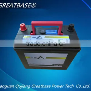 Cheap NS60L Small Car Battery Dry Charge Auto Battery Rechargeable 12V Battery 46B24L 45Ah 12V thumbnail-1