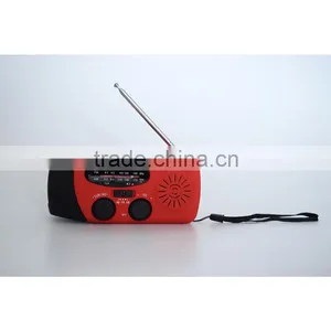 Multi-function Solar Dynamo Radio +charger + Flash Light Hand Crank Radio thumbnail-4