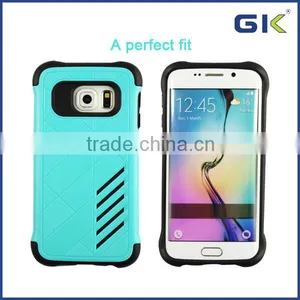 [GGIT] High Quality 2 In1 TPU+PC Cell Phone Case Cover For Samsung For Galaxy S6 Edge thumbnail-1