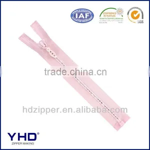 5# Rhinestone Open End Zipper thumbnail-1