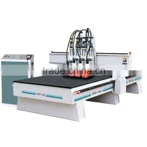HSP MC-1325B4 Four Spindles Change to Work CNC Router thumbnail-1