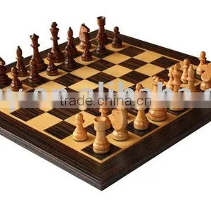 Wooden Checkers & Chess Set thumbnail-1