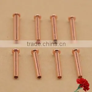 Electrical Copper Pin Hollow Socket PCB Rivets thumbnail-1
