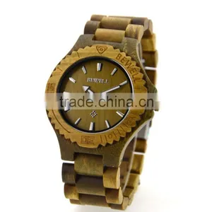 Hot Sale Factory Price BEWELL Wooden Watch ,high Quality With Japan Movment thumbnail-1