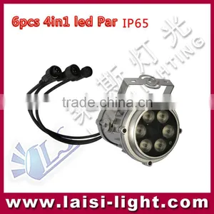 6pcs 10W 4in1 Waterproof Mini Led Par Light for Sales, 6*10W Small Waterproof Led Lights Mini Par Led thumbnail-1