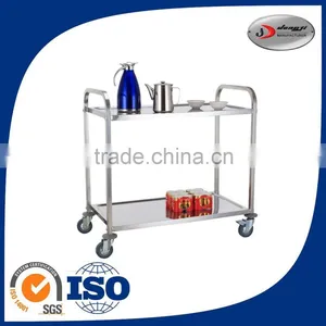 Customized 2 Layer Metal Food Trolley Manufacturers thumbnail-1