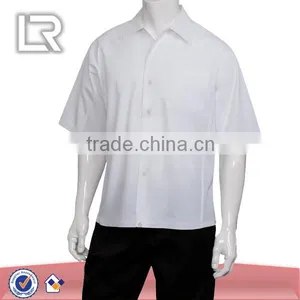 White/Black Hotel Chef Uniform Cook Shirt thumbnail-1