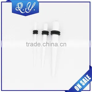 Hot Products New Design Acrylic Ear Plug Bullet Shape Ear Plug With Cheap Price thumbnail-2