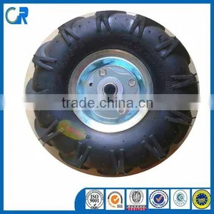 Heavy Duty 10 Inch Herringbone Rubber Wheel 4.10/3.50-4 for Farm Tractor thumbnail-2
