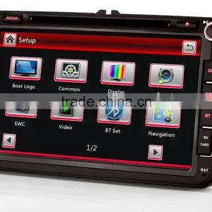 8" Car Mp3 Player Gps 3g bt Navigation Map Automotive Multimedia For VW PASSAT SEAT Altea Amarok Jetta Multivan T5 Polo V 6R EOS thumbnail-6
