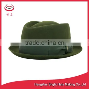 Green Color Small Fedora Hat Knight Hats thumbnail-1