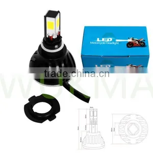 Motorcycle / Car Accessories 24W H4 H6 H7 Universal 4 Side Motorcycle Led Headlight for Fz16 Bajaj 150cc Pulsar Motor M4-led thumbnail-1