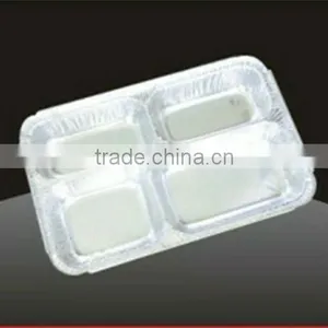 4comparts Aluminum Foil Container thumbnail-1