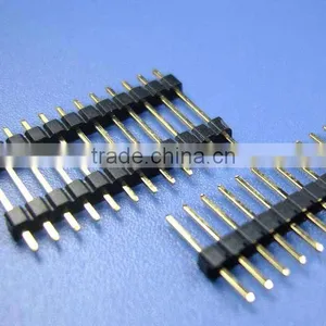 1.0mm Double Insulator Pitch Pin Header Single Row 180 H=1.0 thumbnail-1