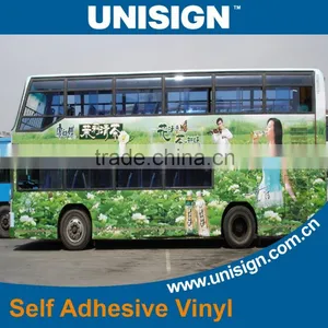 Unisign Monomeric Self Adhesive Vinyl Sheet Glossy/Matt White Eco Solvent Large Format Printing PVC Roll thumbnail-3
