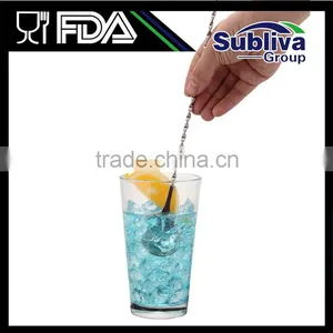 Manufacturer 280mm Stainless Steel 304 Disc Tail Bar Spoon thumbnail-6