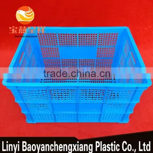 833x621x480mm Rectangular Plastic Basket for Turnover Transportation thumbnail-1