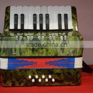 Good Quality New Hot 17-Key 8 Bass Kids Children Mini Small Accordion Educational Musical Instrument Toy Great Gift thumbnail-1