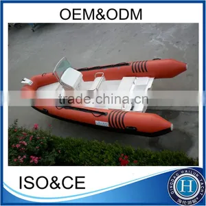 2016 Popular CE Certified Inflatable Rib Boat 520 With Hypalon for Sale thumbnail-1