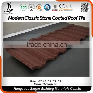 High Quality Stone Coated Metal Roof Tile/Galvanized Steel Sheet/Corrugated Metal Roofing Sheet thumbnail-3