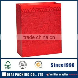 Yiwu 2015 New Arrived Strong Handmade Printing Wholesale Charcoal Paper Bag thumbnail-1