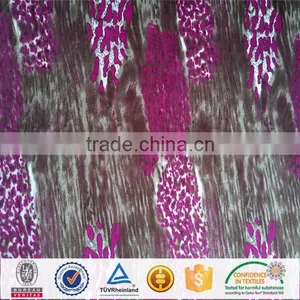 Polyester Printed Heavy Green Velvet Fabric thumbnail-4