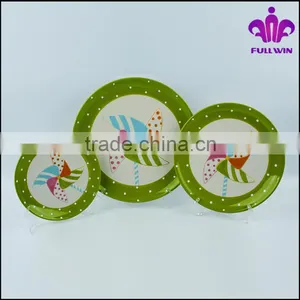 Wholesale Tableware Ceramic Dinner Plate Set of 3 thumbnail-1