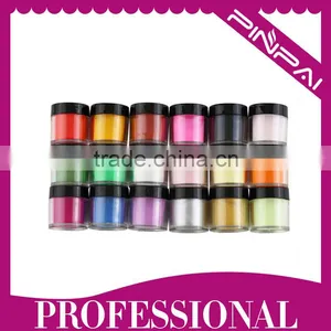 18 PCS MIX Colors UV Acrylic Powder Nail Dust Tips Fine for Shiny Nail Art Kit Quality Choice thumbnail-1