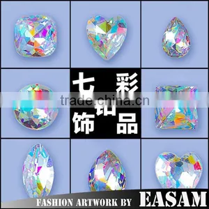 New 3D Rainbow Color Rhinestone Manicure Decoration thumbnail-1