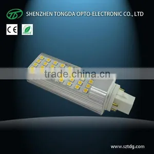 Dimmable 8W LED PL Lamp, Dimmable PL Lamp,G24 PL 8W Lamp 40PCS 5050smd Epistar thumbnail-1