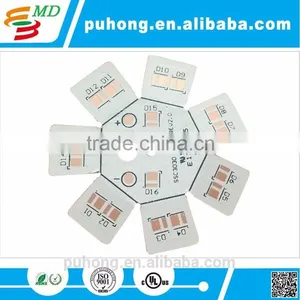 Angle 360 Folding Flex-rigid Aluminum Base Customized LED PCB Board thumbnail-1
