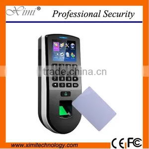 F19 Biometric Fingerprint Door Access Control With 3000 Fingerprints and ZK Optical of Sensor thumbnail-1