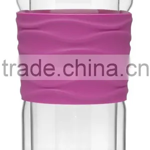 Insulated Glass Double Wall Mug, Insulated Glass Tumbler thumbnail-1