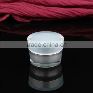 30g Square Round Acrylic Double Wall Cream Jar thumbnail-1