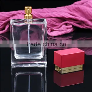 Simple Style Wholesale Square Glass Perfume Spray Bottle thumbnail-4