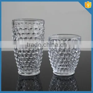LXHY-T068 Hobnail Cheap Crystal Drinking Glass Tumbler Glass thumbnail-1