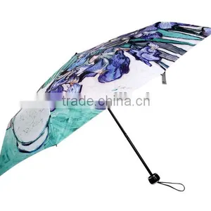 Creative Umbrella 2014 Oil Painting Hot Sale Promotion Folding Umbrella thumbnail-1