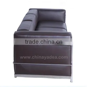 Living Room Furniture Office Sofa 3 Seater LC3 Sofa by Le Corbusier thumbnail-3