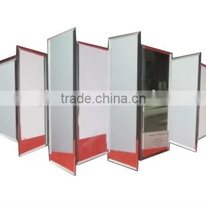 Bevelled Wave Style Multi-Faceted Hanging Decorative Sofa Wall Mirror Decor thumbnail-1