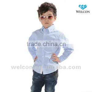Long Sleeve New Fashion Design Brand Children Shirt 100% Cotton Children Clothing for Boy thumbnail-1