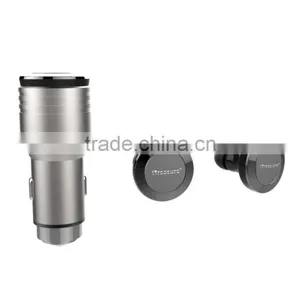 Bluetooth V4.1 USB Earphone Car Charger Super Mini Bluetooth Headset thumbnail-2