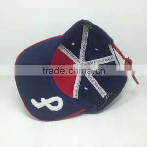 3D Embroidery Logo 5 Panel Flat Hat and Cap Snapback thumbnail-4