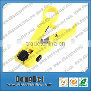 Coaxial Fiber Cable Wire Stripper RG6 RG7 RG11 RG59 Stripping Cutter Tool thumbnail-1